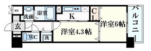 エムズレジデンス神戸の物件間取画像